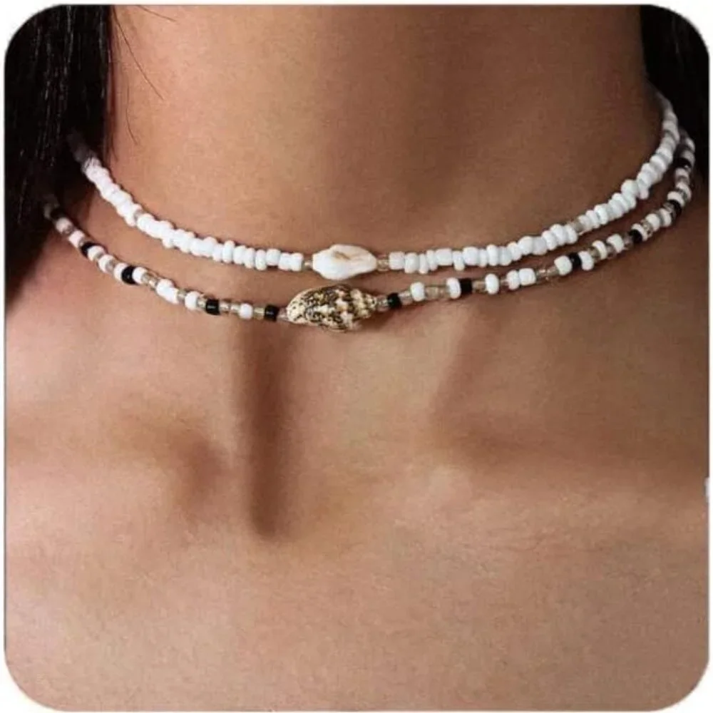 NEW! Hawaiian Style Shell Necklace Choker Necklace for Women - Picture 1 of 6